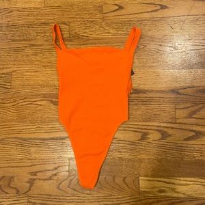 Urban Outfitters Orange Bodysuit